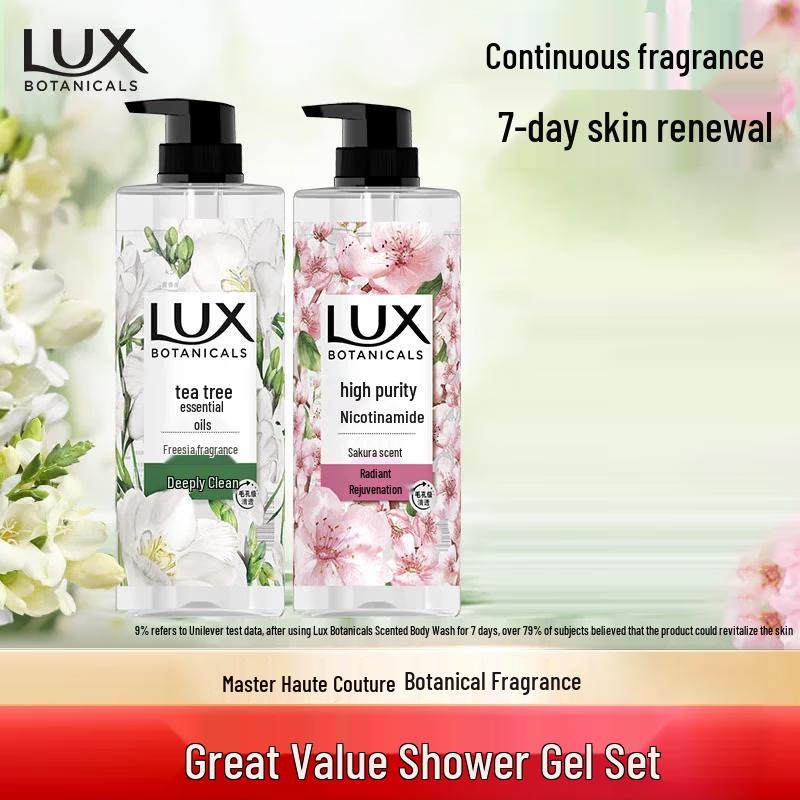 Lux Botanical Essential Oil Scented Shower Gel Set