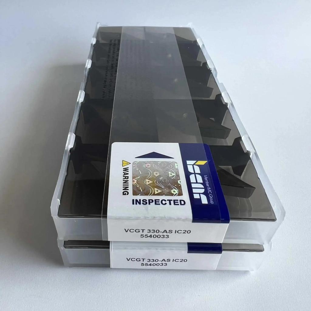 ISCAR / VCGT160402AS IC20    Industrial indexable carbide inserts 10 Pcs