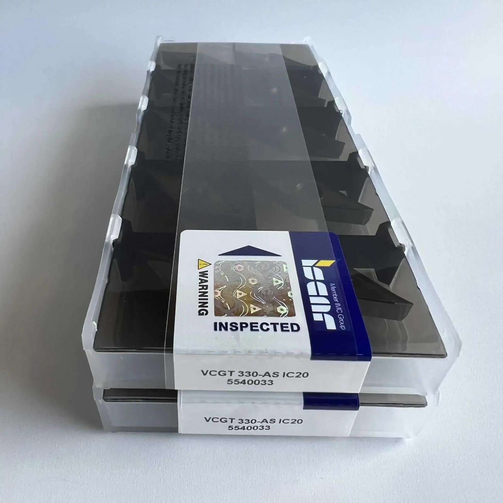 

ISCAR / VCGT160402AS IC20 Industrial indexable carbide inserts 10 Pcs