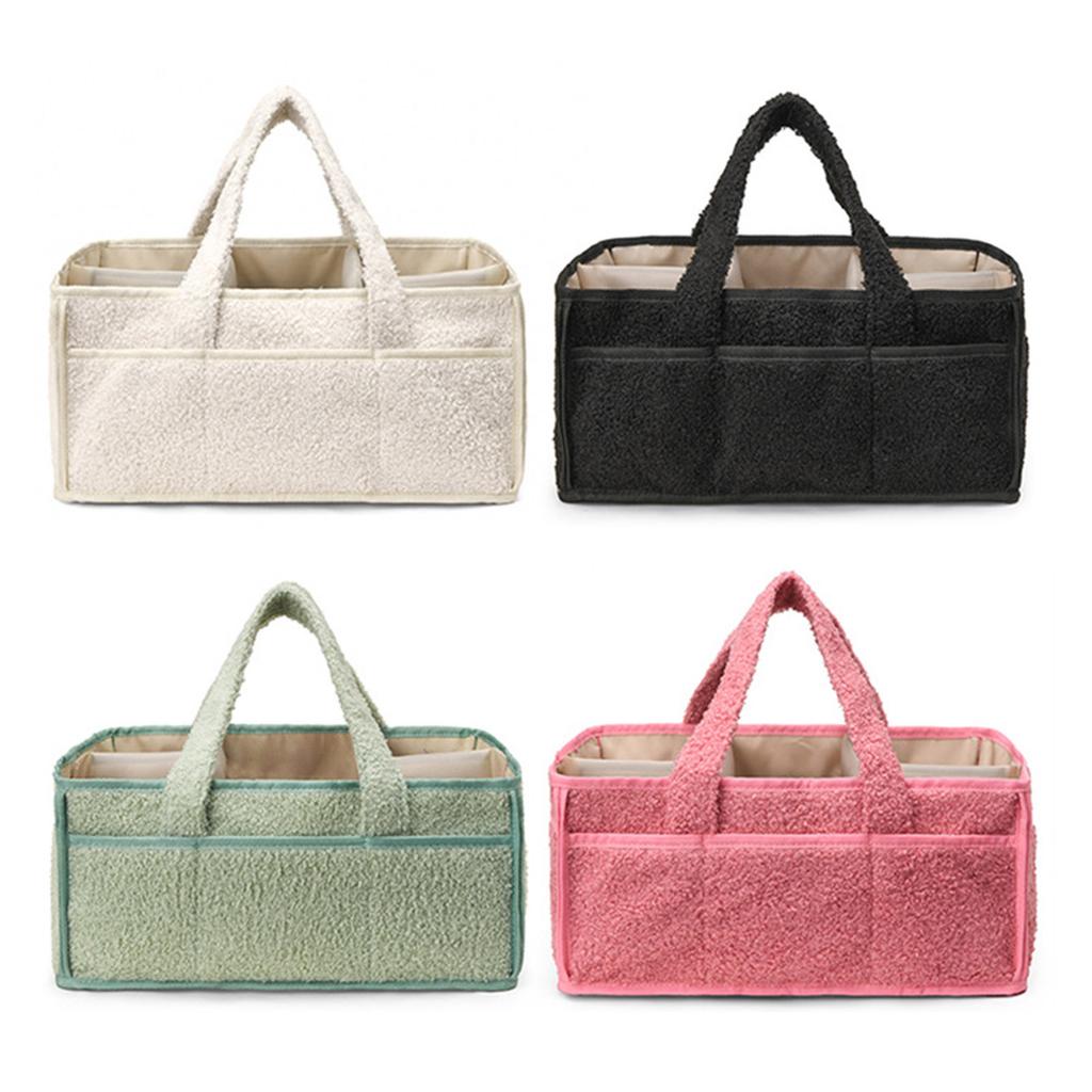 Spacious Baby Diaper Storage Bag Organiser for Organizing Essentials New Mom Handbag Enjoy Car Travel Convenience
