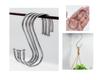 Yunox Stainless Steel Small of for Hanging Small Load Capacity 5kg S-Hook [Set 10] S-Hook Items, Anti-Slip, Approx.