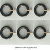 Solid Wood Curtain Rod and Track Accessories: Single/Double Bracket, Base, Decorative Head