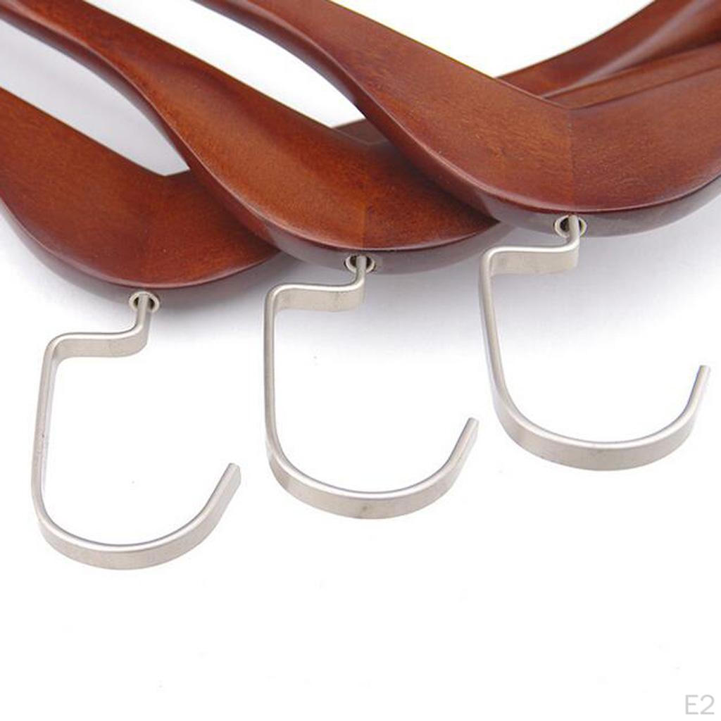 1pc Wooden Clothes Hangers Coat Pant Suit Skit Shirt Rack Wardrobe Wood