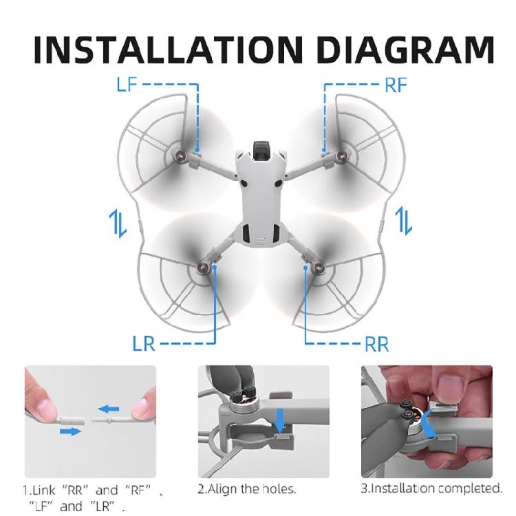 Propellers Guard For Mini 4 Pro Wing Anti-scratch Flight Protectors Drones