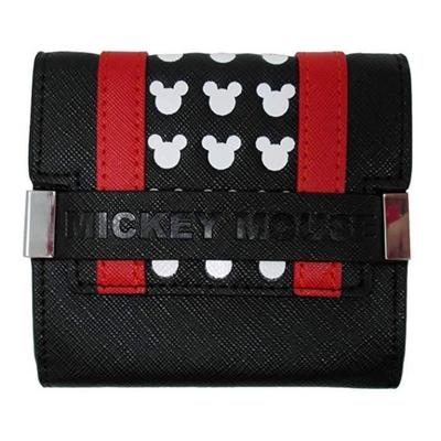 Mickey Mouse Flap Wallet - Disney - For Children - Black/Red