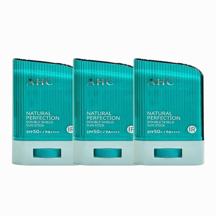 

[AHC] Natural Perfection Double Shield Sun Stick 14g (SPF 50+) Green (3ea) (35735356)