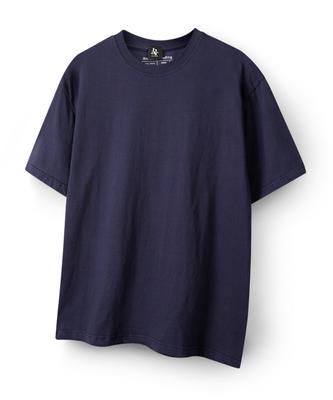 HARRISON Standard Plain Round Short Sleeve T-Shirt Ha-1030 Har1002 Navy