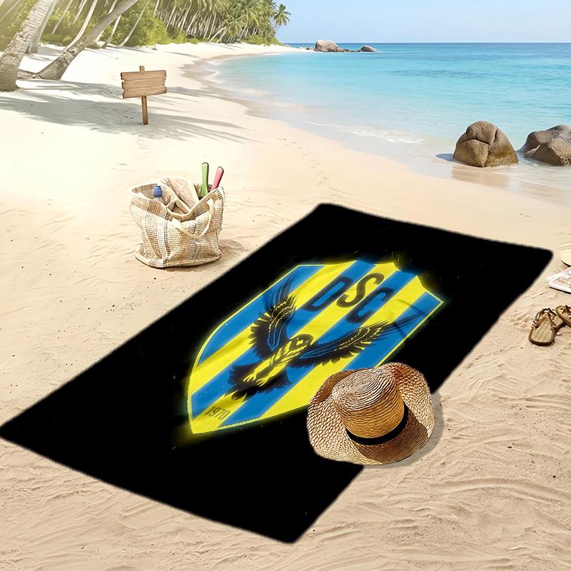 duhok sport club Printed Beach Towel Quick Dry Soft TowelPortable Large Rectangular Beach Blanket for Travel Swimming Pool