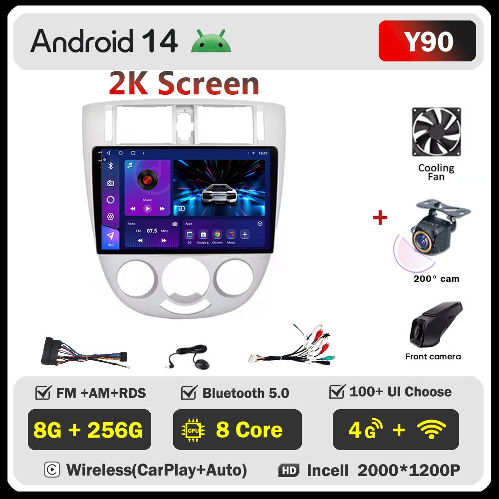 For Chevrolet Lacetti J200 For Buick Excelle Hrv For Daewoo Gentra 2 Car Radio Player Car Carplay Screen Autoradio Mirror Link