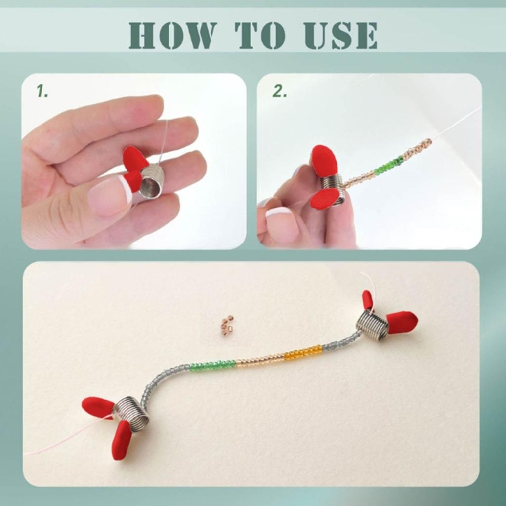 Handy bead end 8Pcs/4Pcs Bead Wire Ends?Set for Jewelry Making Creative Bead Line End to Prevent Beads from Falling