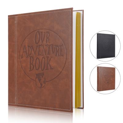 Our Adventure Book DIY Handmade Photo Album Retro PU Leather Photo Sticker Scrapbook Anniversary Wedding Memory Valentines Gift
