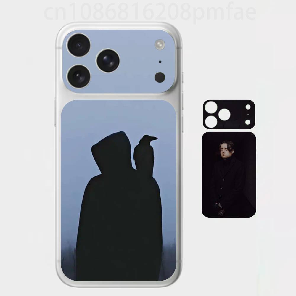 B-Bad Omens Specter Premium Skin Wrap for iPhone 17 Pro/Max, Back Frame Camera Protective Decal (Not Case) iPhone17promax