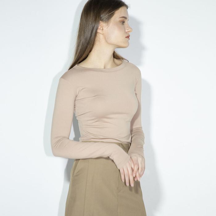 Raye Eve Slimfit T-Shirts (Beige) Free
