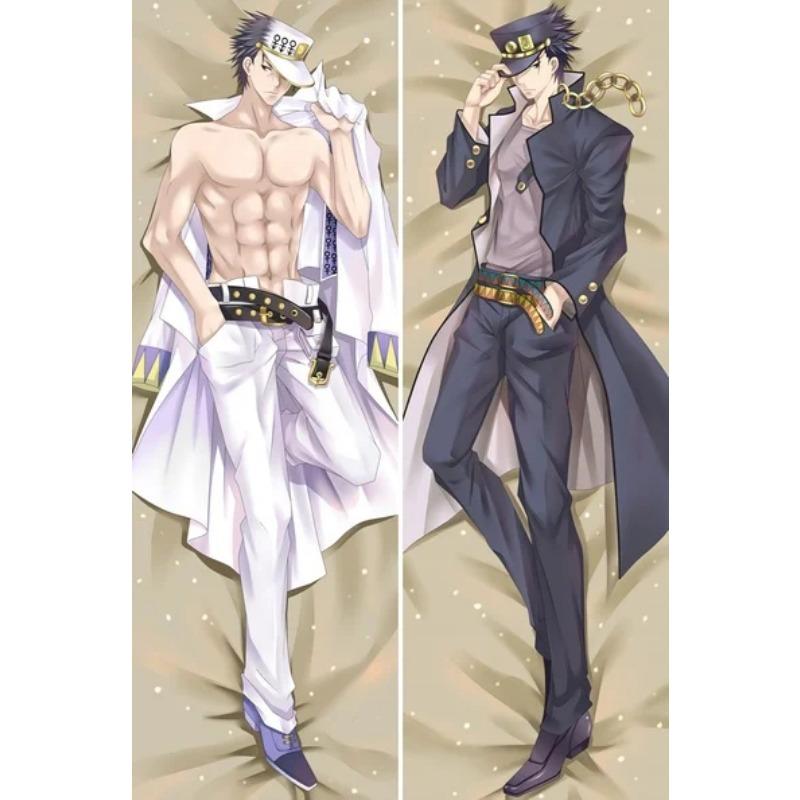 60x180cm Anime JoJos Bizarre Adventure Cosplay Props Kujo Jotaro Dakimakura Pillow Case Hugging Body Home Bedding Pillow Cover