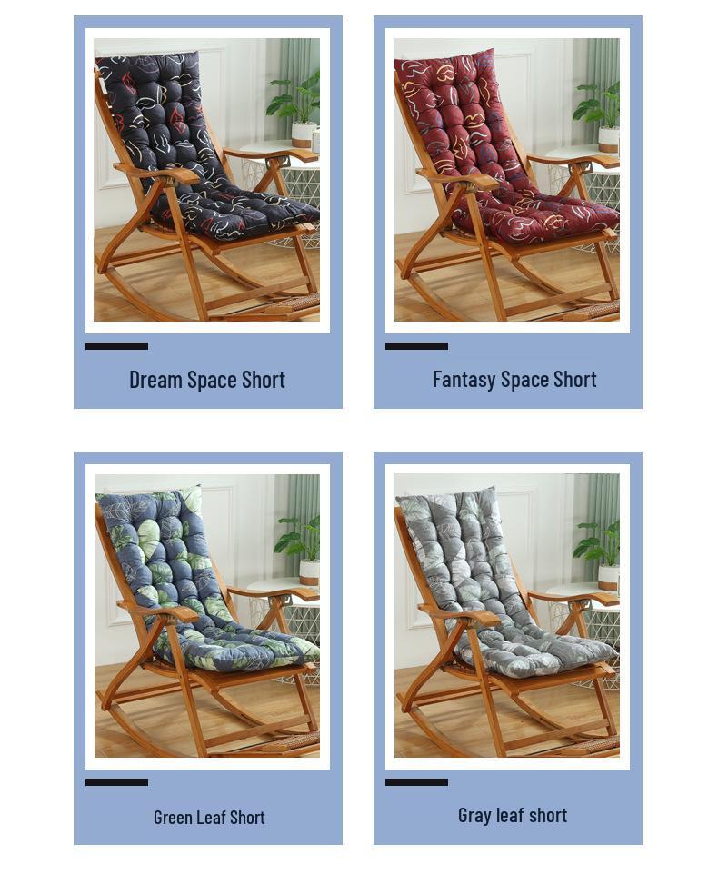 Thickened Winter Rocking Chair Cushion for Recliners and Folding Chairs