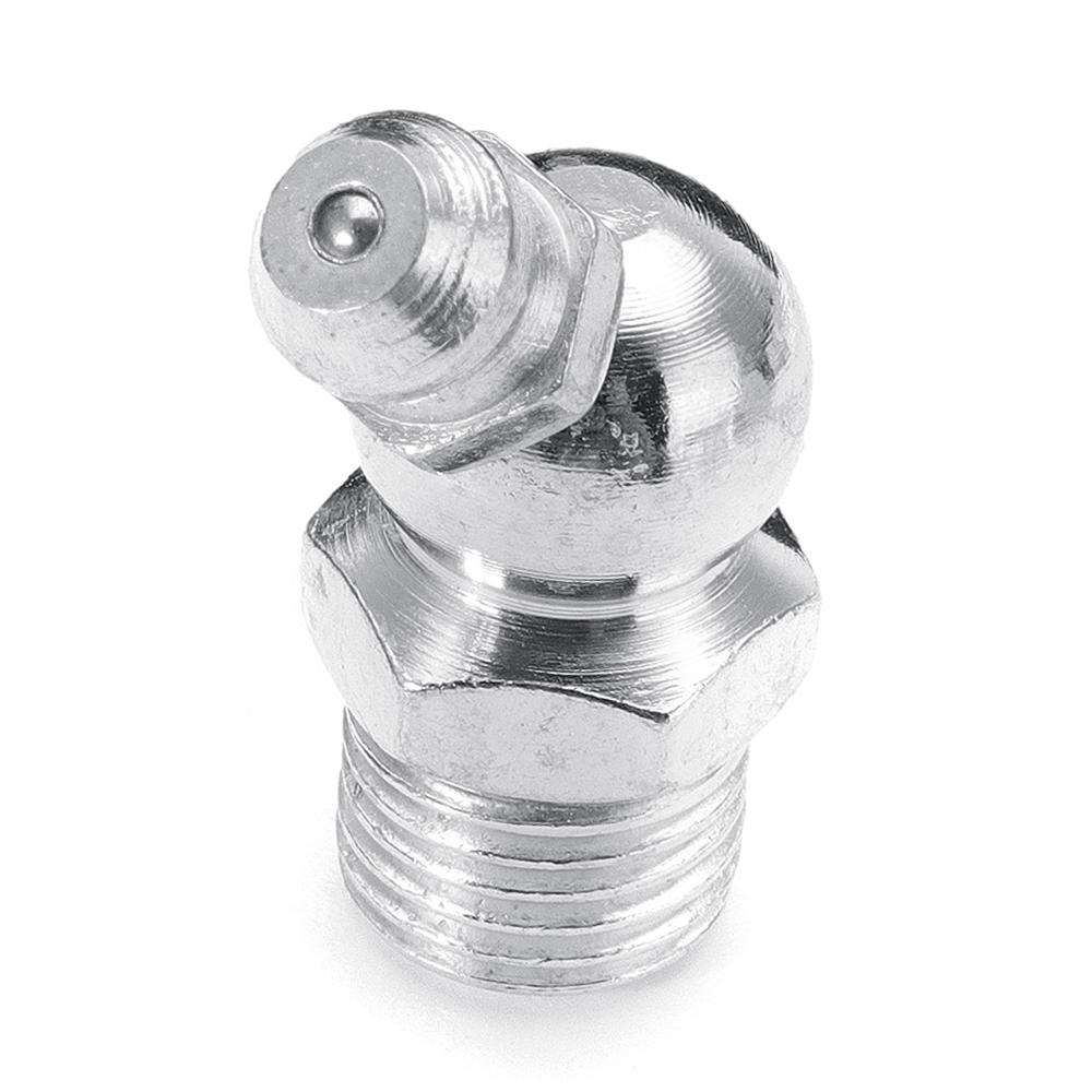 130Pcs Hydraulic Grease Nipples Galvanized Metal Grease Nipple Fitting Assortment Kits Fitting Metric Imperial BSP UNF