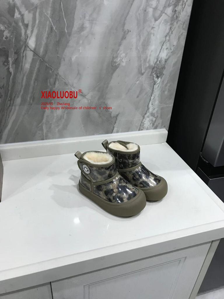 Kids' 2025 Winter Waterproof Anti-Kick Fashion Shoes - Warm, Comfortable Snow Boots for Boys & Girls