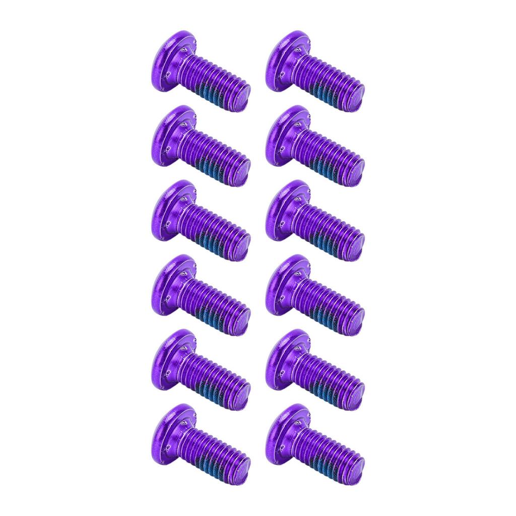 BOLANY 12pcs Mountain Bike Disc Brake Rotor Bolts Screws Alloy Steel Disc Rotor Screws