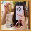 Youth Protective Phone Case For Redmi 14C 4G/14R 5G/A3 Pro 4G/POCO C75 Bracelet Dirt-resistant Solid Color Cartoon Cute