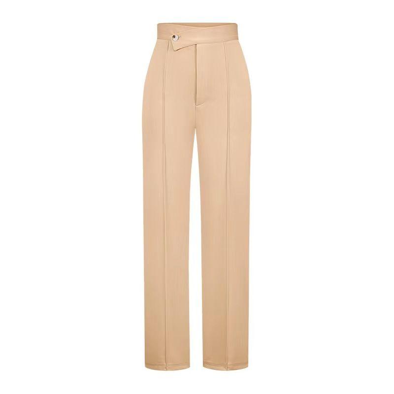 Fashion Wind Elegant Bootcut Pants Casual Fashionable Wide Leg Pants High Waisted Wide Leg Pants