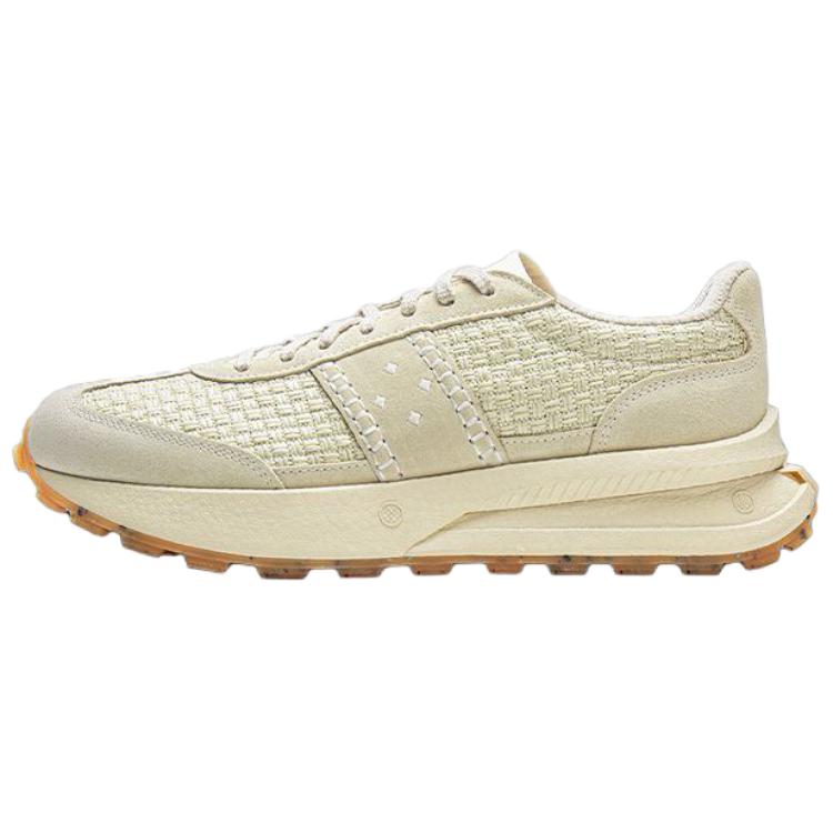 Li Ning Lightweight Fashion Trend Durable Low-Top Casual Shoes Unisex sneaker Sand-Khaki AZGV137-1