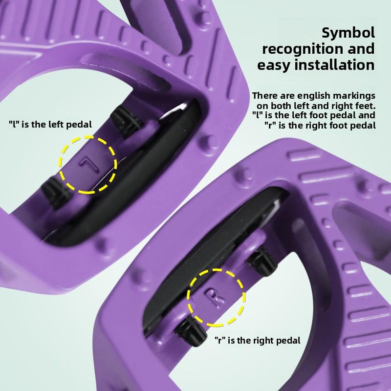 Aluminum Alloy Ball Bearing Universal Bicycle Pedal for Mountain and Road Bikes-Accessories General светло-желтого