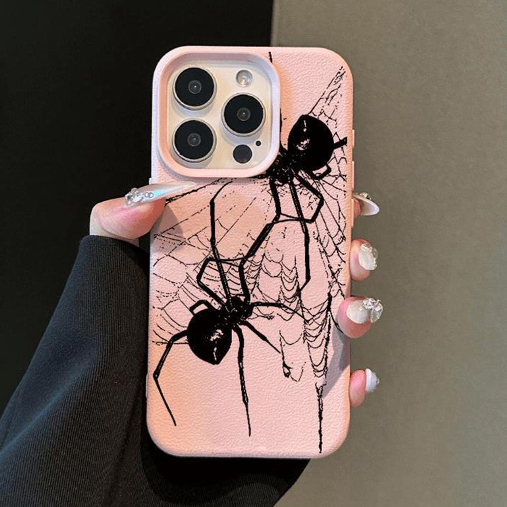 

Чехол для телефона iPhone 11 13 XR XS Max, чехол для iPhone 12 14 15 16 Pro Max 12 Pro 15 Plus, кожаный, окрашенный, водонепроницаемый, устойчивый к падениям и износу, мультяшный iPhone 11 розовый