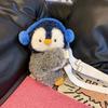 Penguin Plush Backpack Fluffy Curly Hair Animal Stuffed Doll Cute Things Lovely Skirt Decor Shoulder Bag Women Bag Birthday Gift