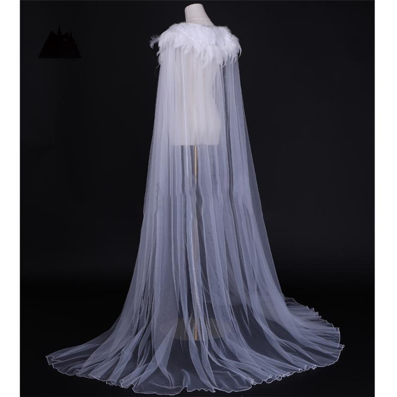 Unisex Cloak Women Halloween Cape Feathers Robe Cosplays Costume Fancy Dress Party Wizard Witch Mantle Magician Outfits