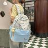 Schoolbag Korean Ins Leopard Print Backpack for Women's 1011 New Large-capacity Junior High School Backpack for High School Students