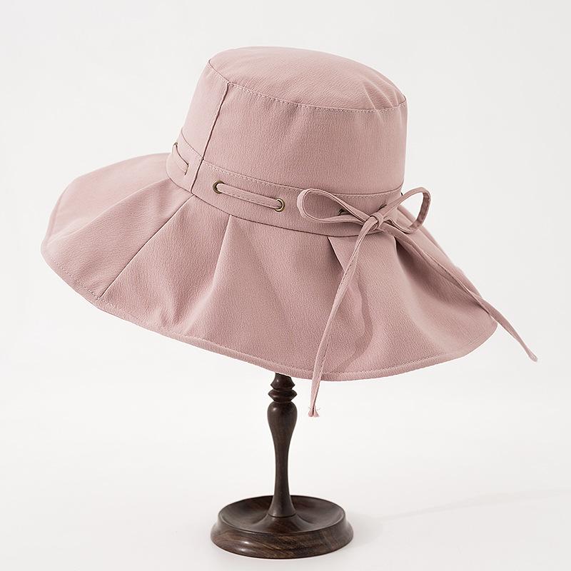 2025 early spring big eaves bucket hat women breathable spring and summer sun protection UV protection sun hat versatile