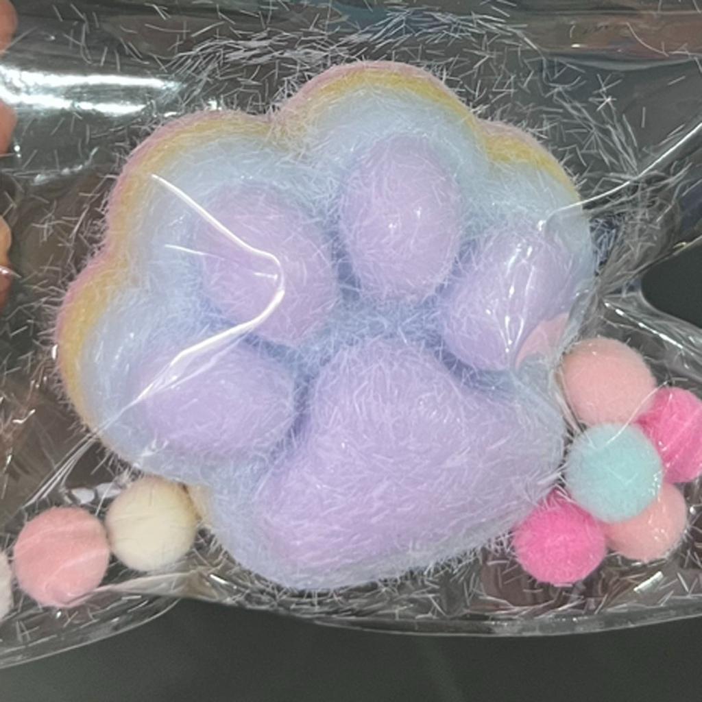Children Mini Cat Claw Squishy Fidget S Soft Cute Cat Paw Slow Rebound Pinch Decompression For Adults Christmas Gift