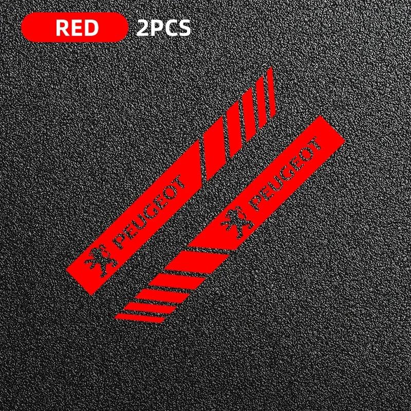 

Fashion New Car Rearview Mirror Decoration Sticker Vinyl For Peugeot 308 408 508 RCZ 208 3008 2008 206 207 307 Car Accessories