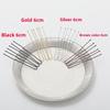 Black Seamless U-shaped Hairpin A Must-have for Buns Fixed Hairpins Women's One-line Hairpins and Hairpin Clips