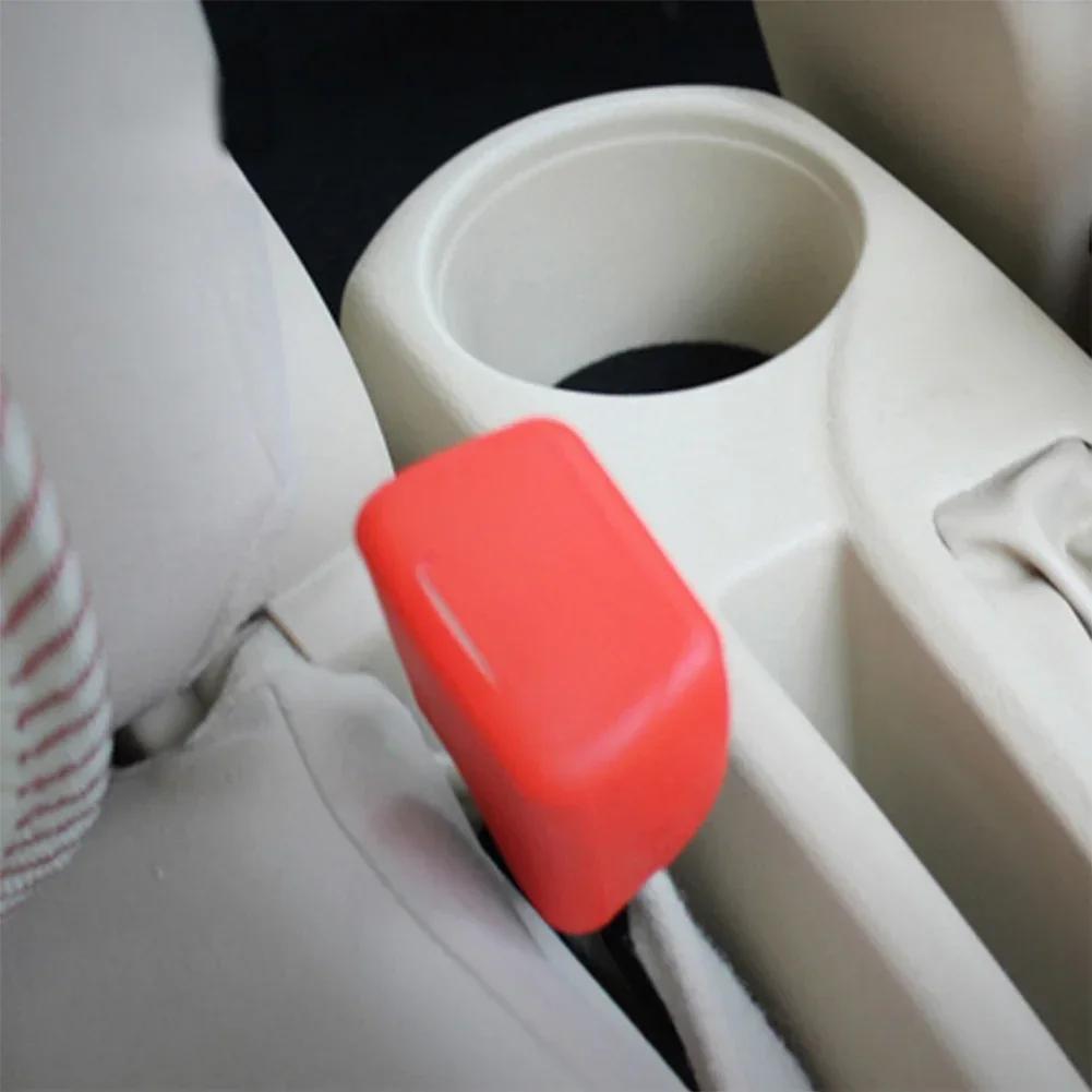 Universal Car Seat Belt Buckle Covers Socket Protector Silicone Anti Scratch Interior Protective Case Dust Prevention Smart Set