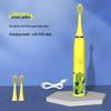 Cartoon-Themed IP7 Waterproof Kids' Sonic Electric Toothbrush with Soft U-Shaped Bristles