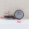 Home Floor Protection Tables, Chairs, Sofas, Foot Mats, Silent Pads, 20 Pieces Of Furniture Foot Mats,14-28Mm Circular Felt Pads