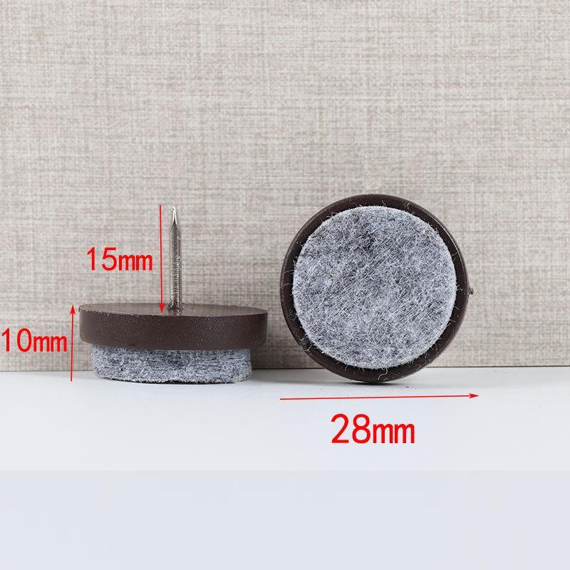 Home Floor Protection Tables, Chairs, Sofas, Foot Mats, Silent Pads, 20 Pieces Of Furniture Foot Mats,14-28Mm Circular Felt Pads