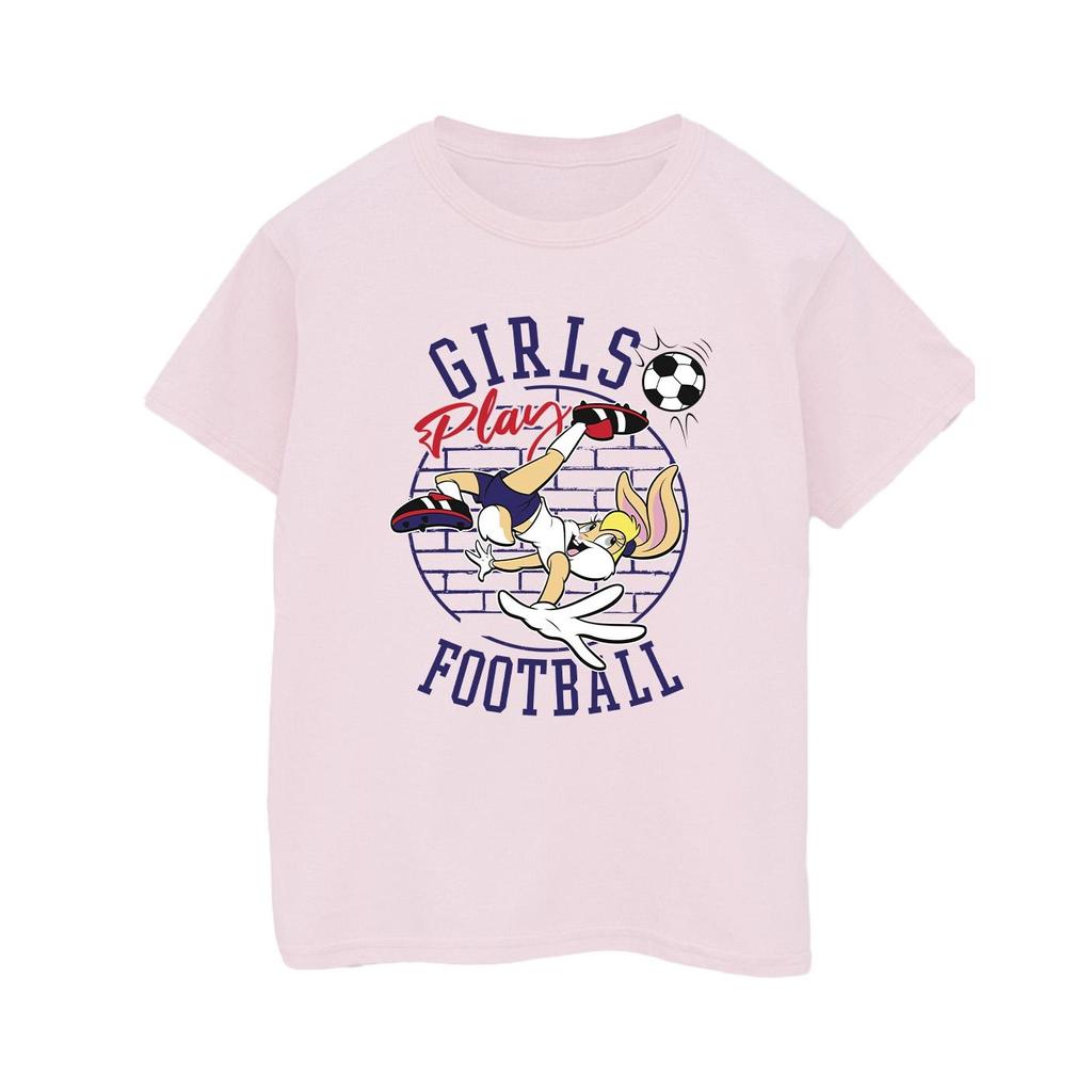 Looney Tunes Mens Lola Bunny Girls Play Football T-Shirt