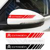 2 Stück Auto Rückspiegel Seitenaufkleber Streifen Aufkleber Fahrzeugkarosserie Für C1 C2 C3 C4 C5 C6 C8 C4L DS3 DS4 DS5 DS5LS DS6 YX3