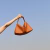 Single-shoulder Bag Large-capacity Genuine Leather Cosmetic Bag Minimalist Style Texture Handbag