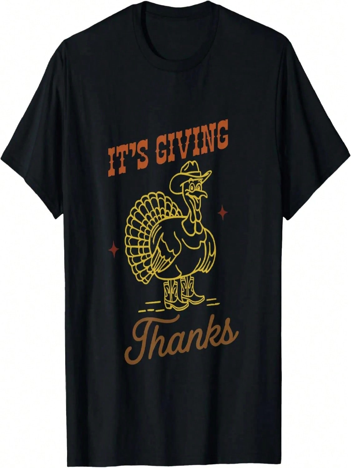 It s Giving Thanks Autumn  Cowboy Thanksgiving T-Shirt S разноцветный