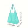 Multi-functional Large-capacity Mesh Bag, Beach Storage Bag, Carry Shopping Bag, Portable Beach Bag for Travel
