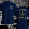 Militär US Navy SEAL Team 3, SEAL Team 6, Coronado Spezialkräfte Sommer Baumwolle Kurzarm Rundhals Herren T-Shirt Street