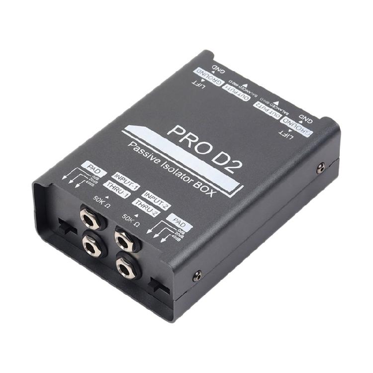 

Double Channel 6.5 Mixers Sound Isolator Currents Sound Noise Mixers Isolator Mixers for Live Broadcast 20Hz -20khz 1