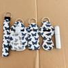 6pcs/set Travel Bottle Chapstick Lanyard Keychain Holders with Lipstick Holder Reusable Lip Balm Pouch Protective Cases