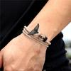 Zinc Zinc Alloy Birthday Gift Men Bracelet Fashion Jewelry Braided Rope Bracelet Korean Style Hand Strap