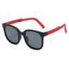 Silicone Polarized UV Protection Folding Square Sunglasses for Kids