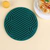Round Silicone Sensory Activity Board Double Sided Stress Relief Sensory Board with Strings Boys Girls Silent Fidget Toy Party Favors