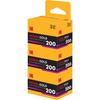 Kodak Color Negative Film GOLD 200 35mm 36 Exposures 7518327 3-Pack